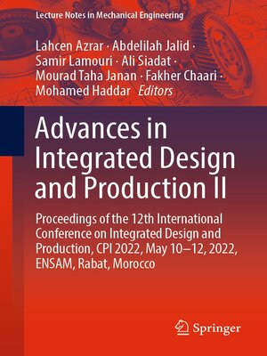 cover image of Advances in Integrated Design and Production II